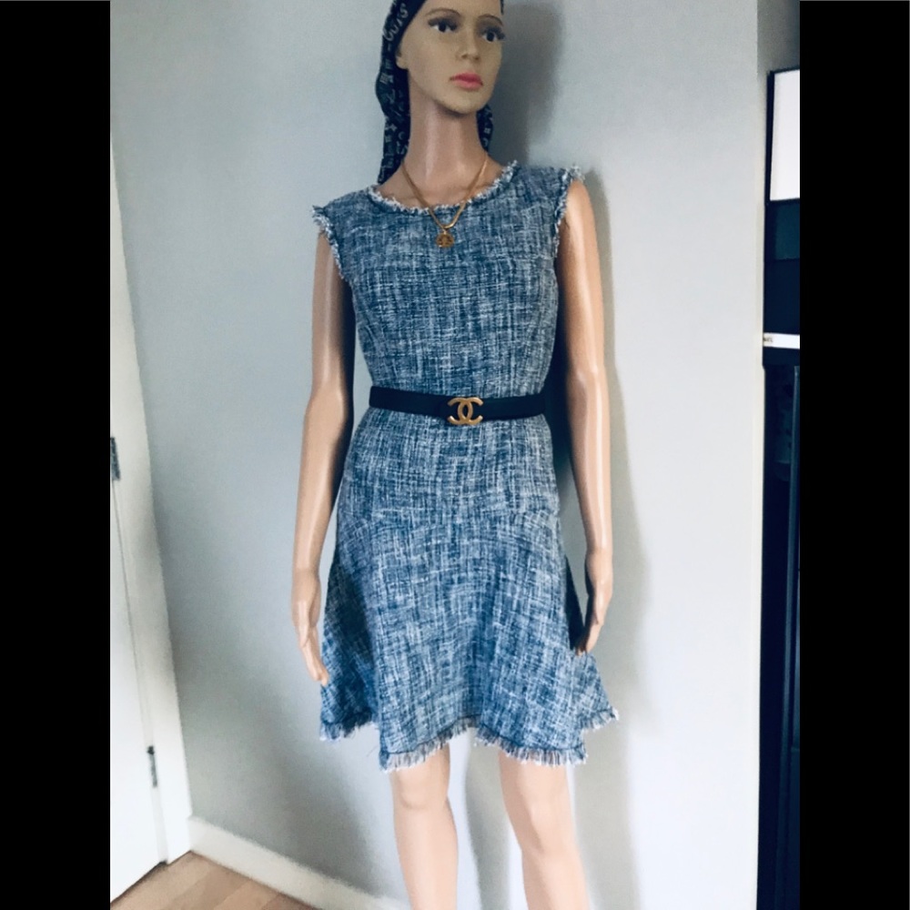 Rebecca Taylor size 4 dress blue  great condition!
